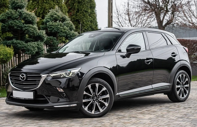 Mazda CX-3 cena 76900 przebieg: 83800, rok produkcji 2018 z Człuchów małe 497